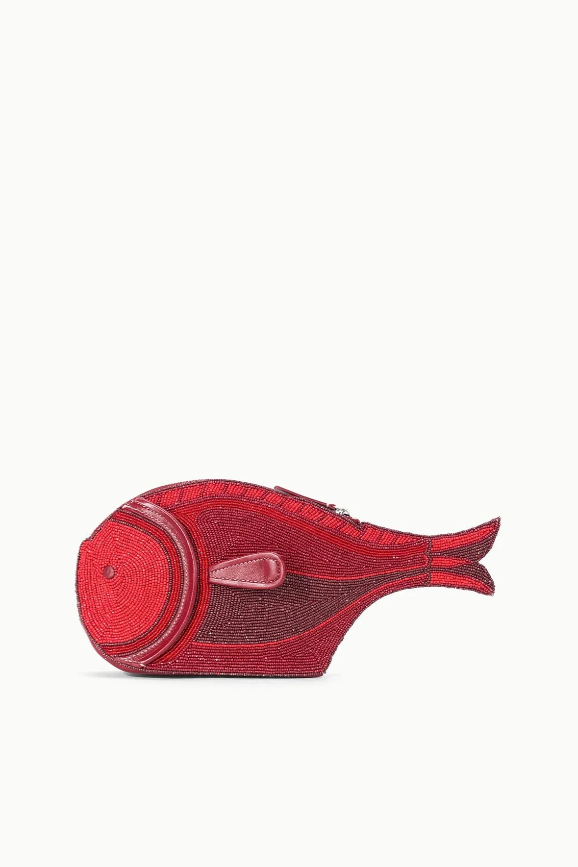 PESCE CLUTCH | RED MULTI sold by STAUD