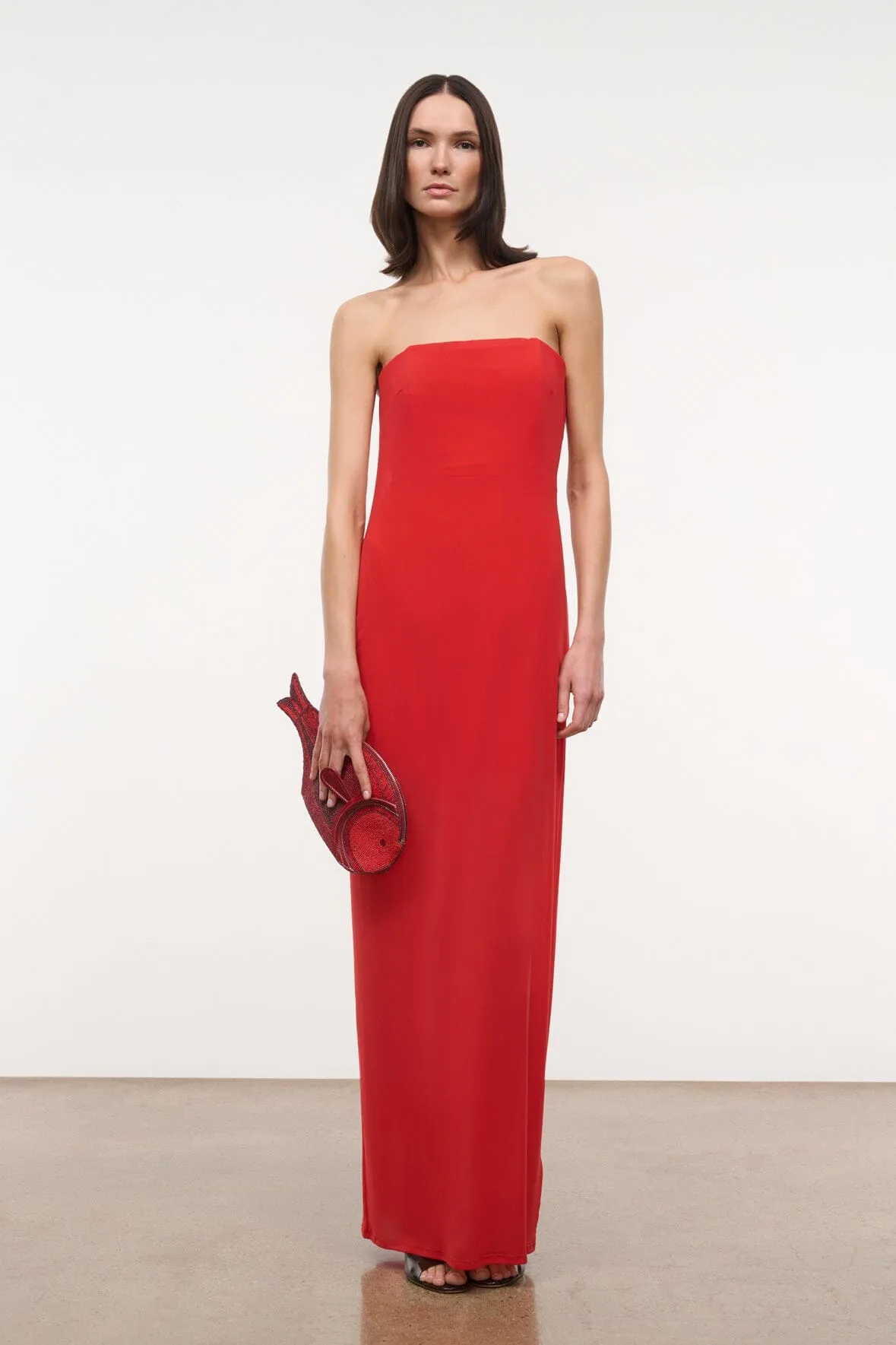 PESCE CLUTCH | RED MULTI sold by STAUD product image thumbnail 4