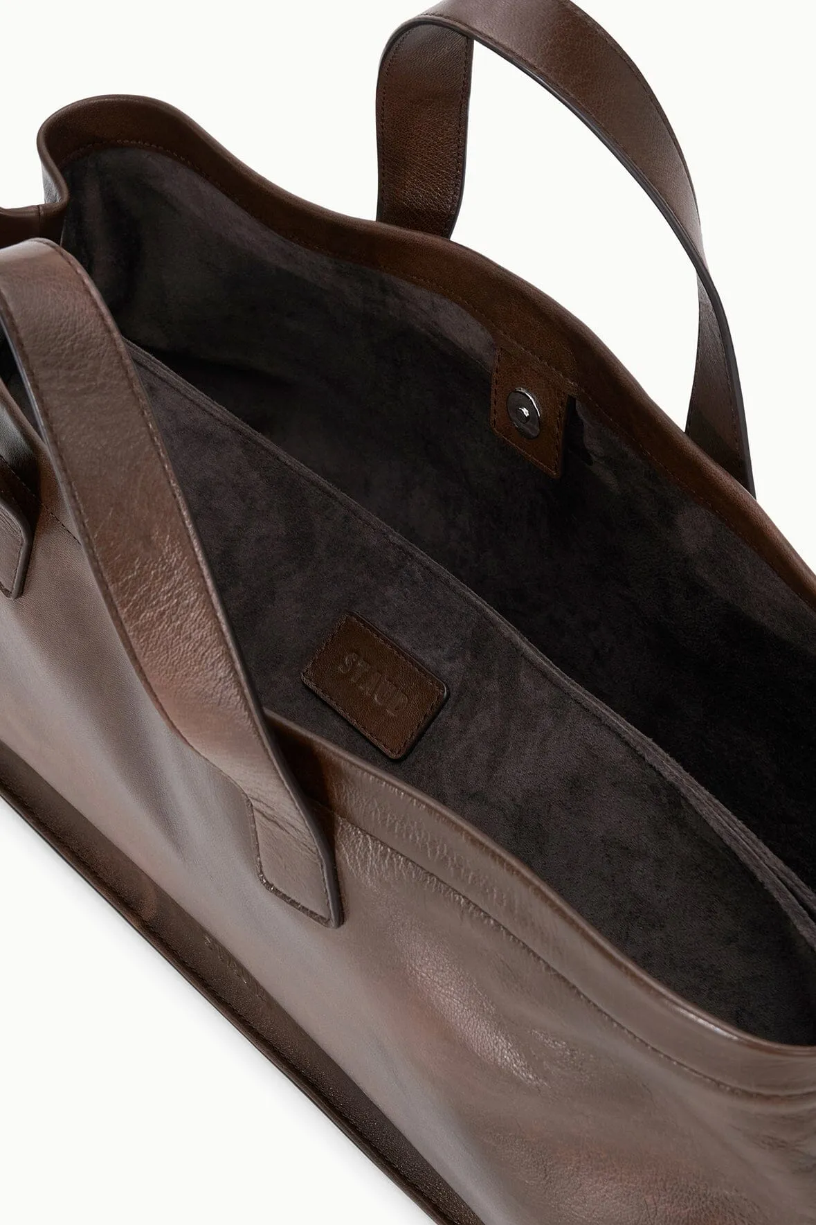 PORT TOTE | ESPRESSO DISTRESSED sold by STAUD product image thumbnail 5
