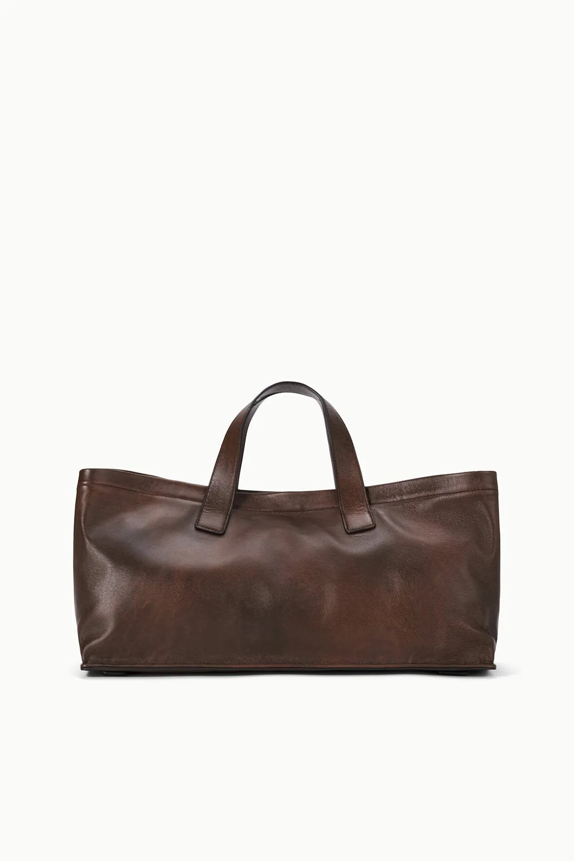 PORT TOTE | ESPRESSO DISTRESSED sold by STAUD