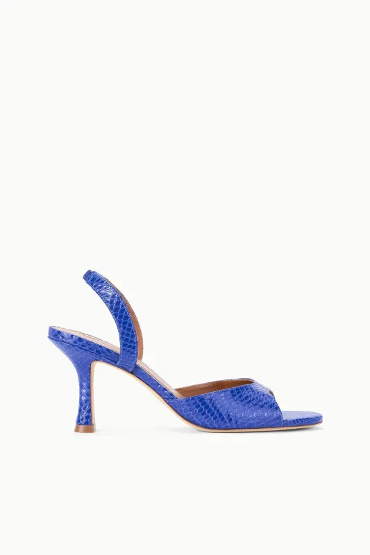 BRIGITTE HEEL | COBALT made by STAUD
