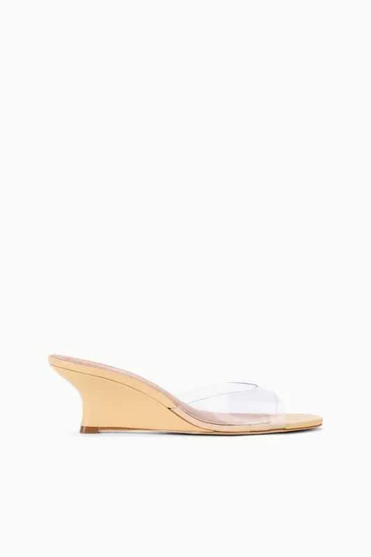 BRIGITTE WEDGE | PORCINI PVC made by STAUD