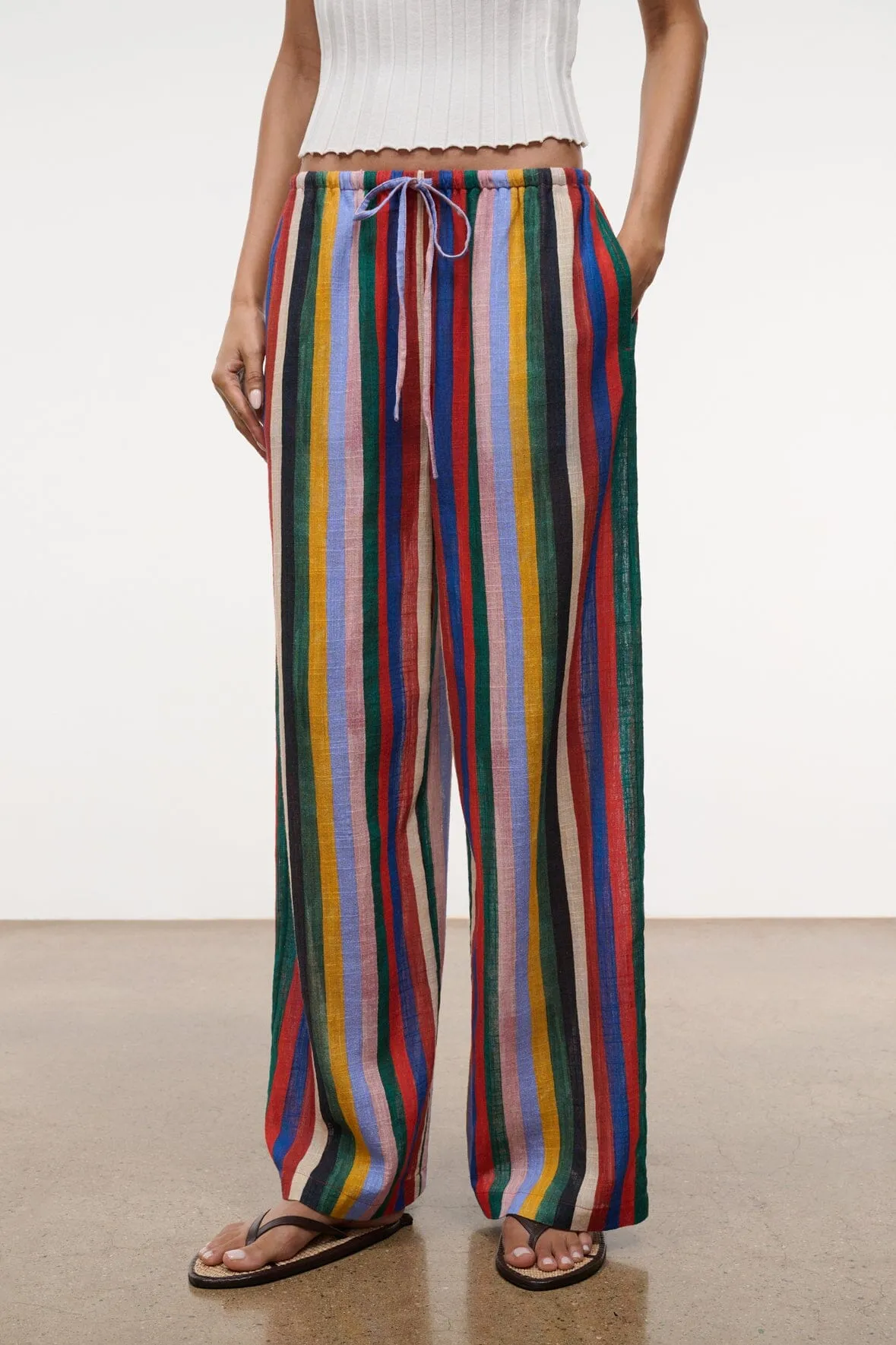 MATEO PANT | ARTIST STRIPE sold by STAUD product image thumbnail 5