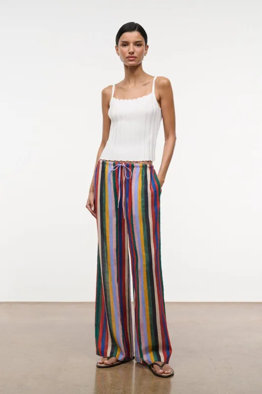 MATEO PANT | ARTIST STRIPE made by STAUD