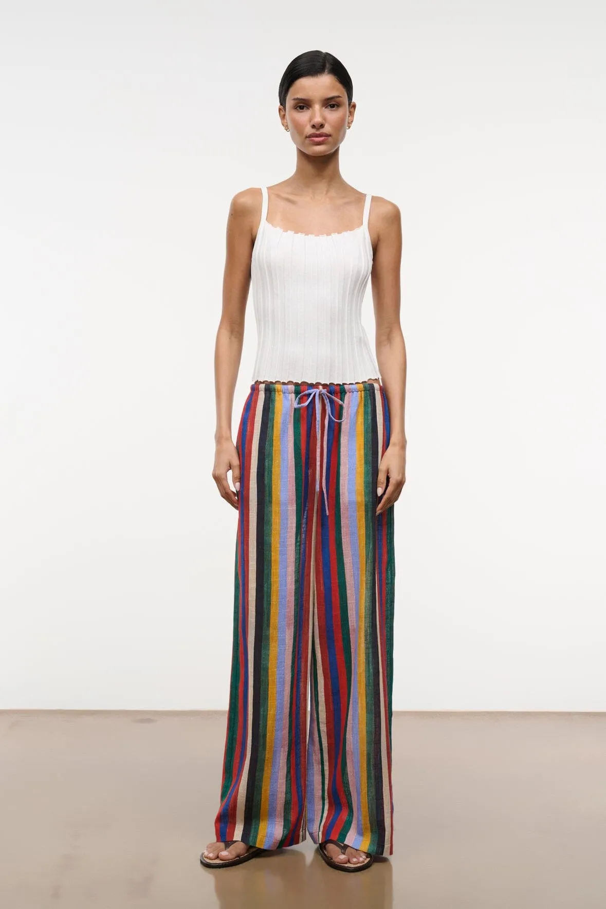 MATEO PANT | ARTIST STRIPE sold by STAUD product image thumbnail 4