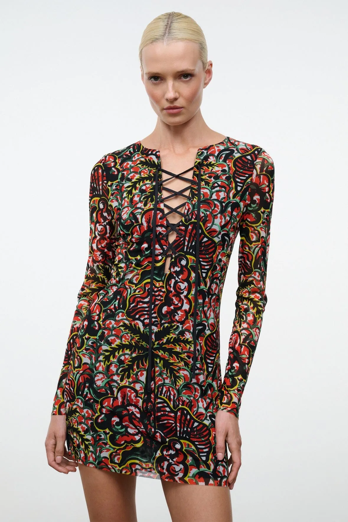 REVE MINI DRESS | VIBEZ sold by STAUD product image thumbnail 4