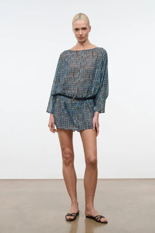 NOUR MINI DRESS | TIDAL SHELL made by STAUD