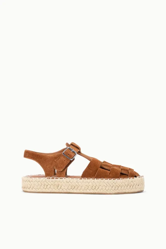 HEMINGWAY FISHERMAN SANDAL | TABAC made by STAUD