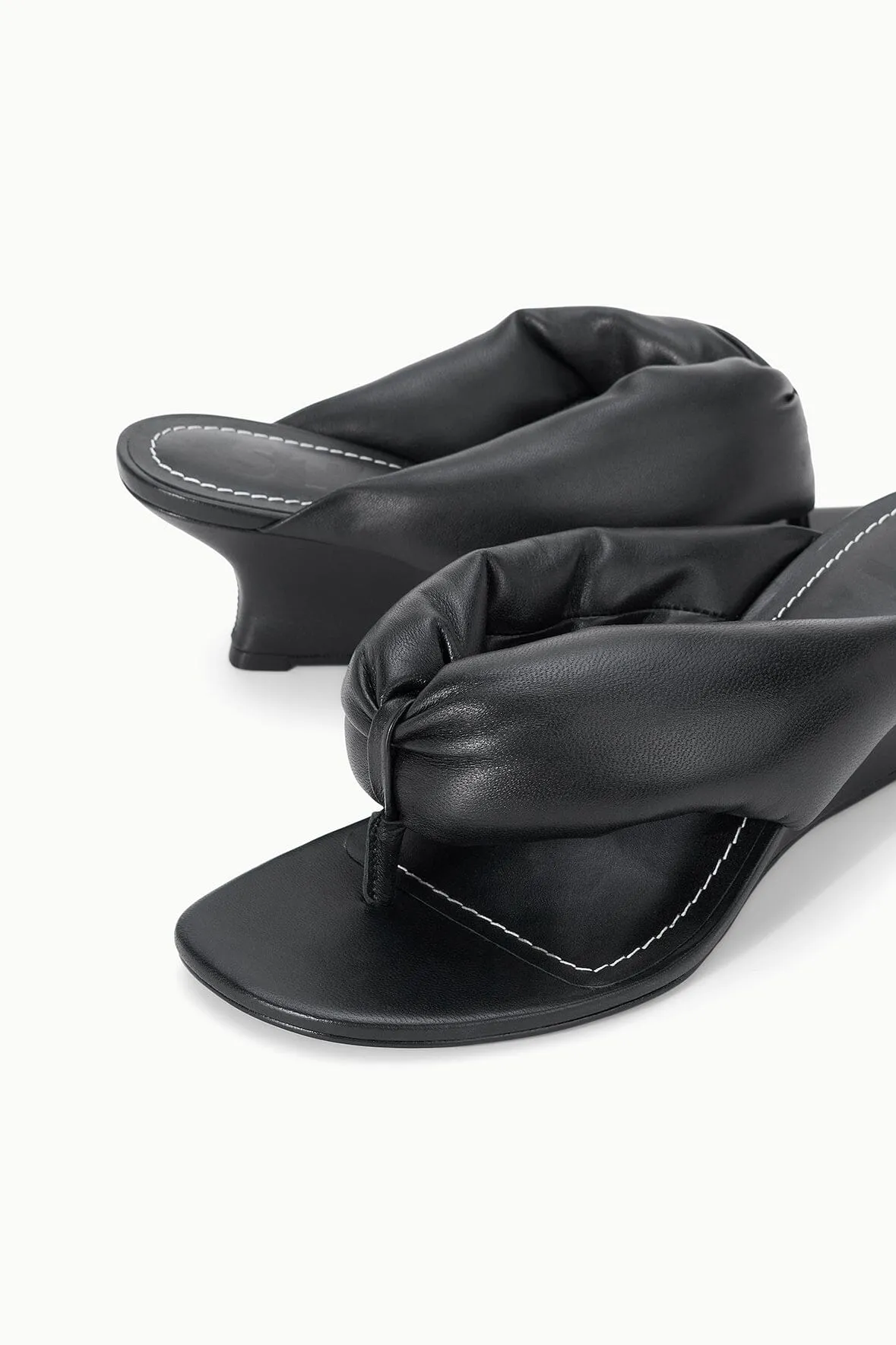 JUNO WEDGE | BLACK sold by STAUD product image thumbnail 4