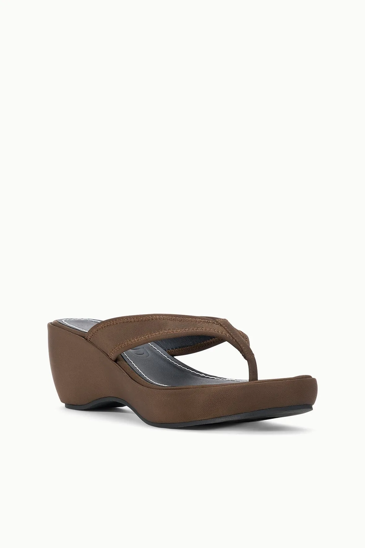REMY THONG WEDGE | ESPRESSO sold by STAUD product image thumbnail 3