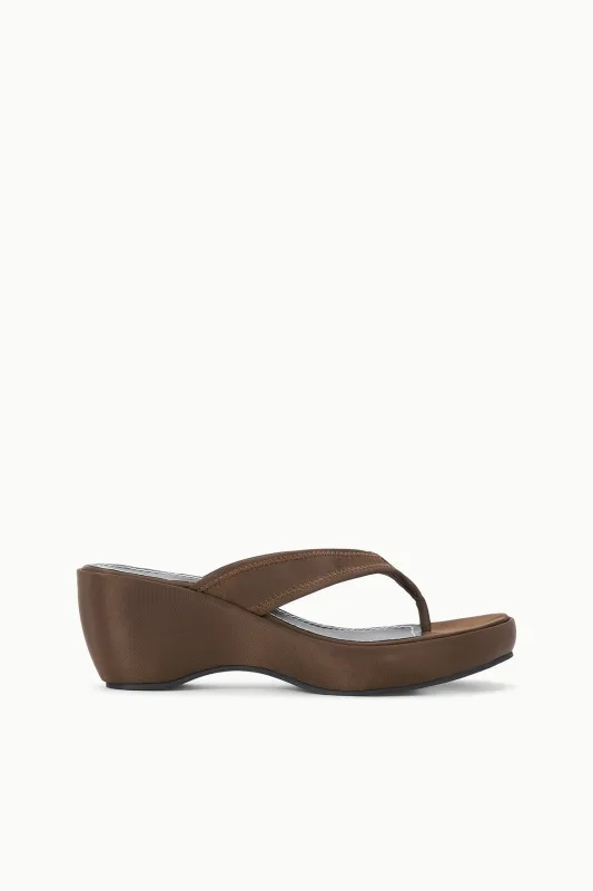 REMY THONG WEDGE | ESPRESSO made by STAUD