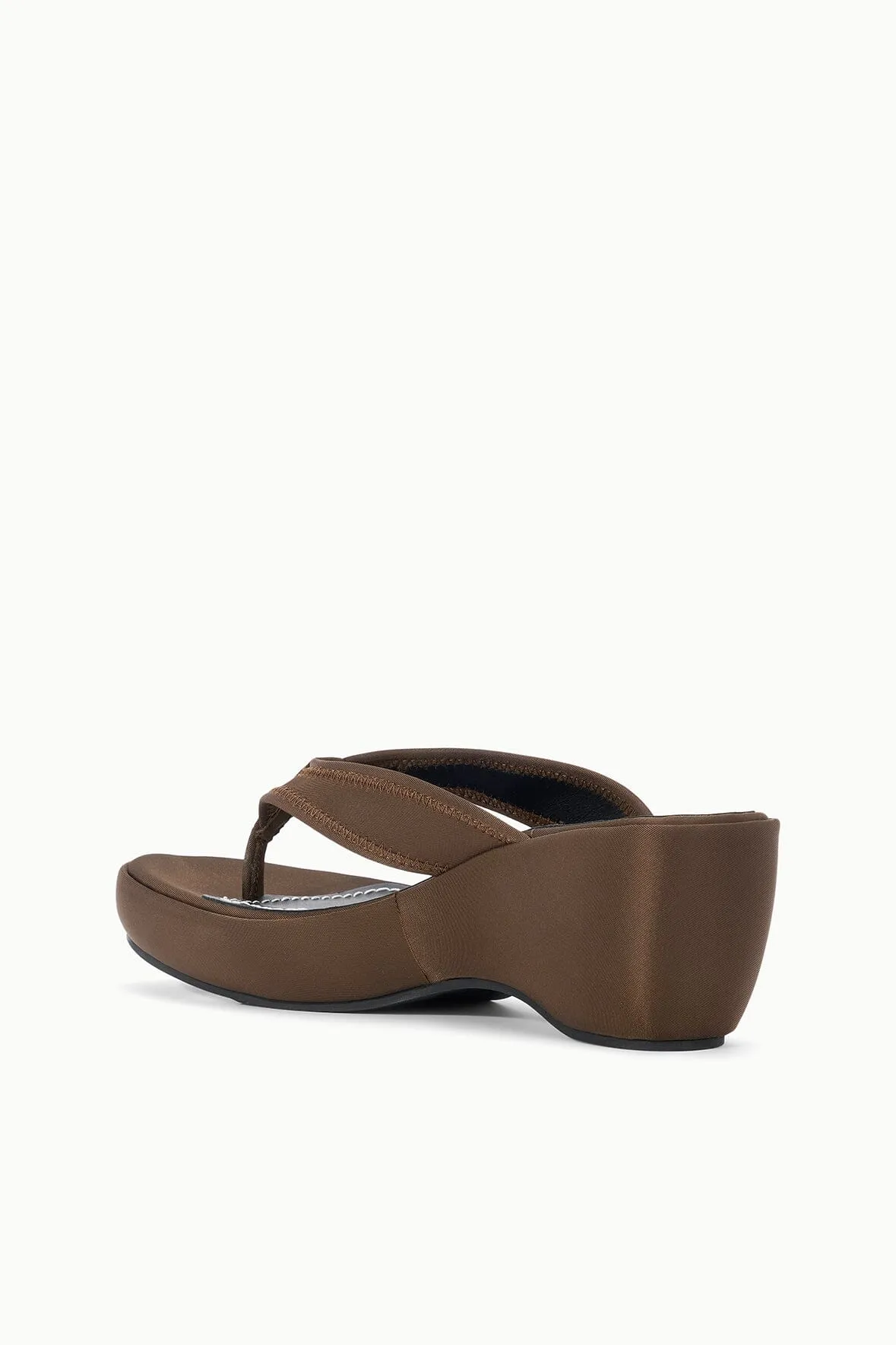 REMY THONG WEDGE | ESPRESSO sold by STAUD product image thumbnail 5