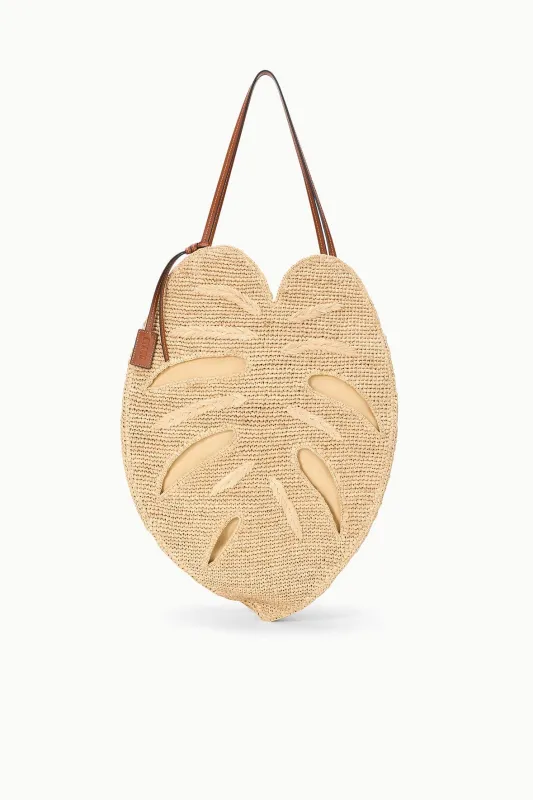 LARGE PALM RAFFIA BAG | NATURAL made by STAUD
