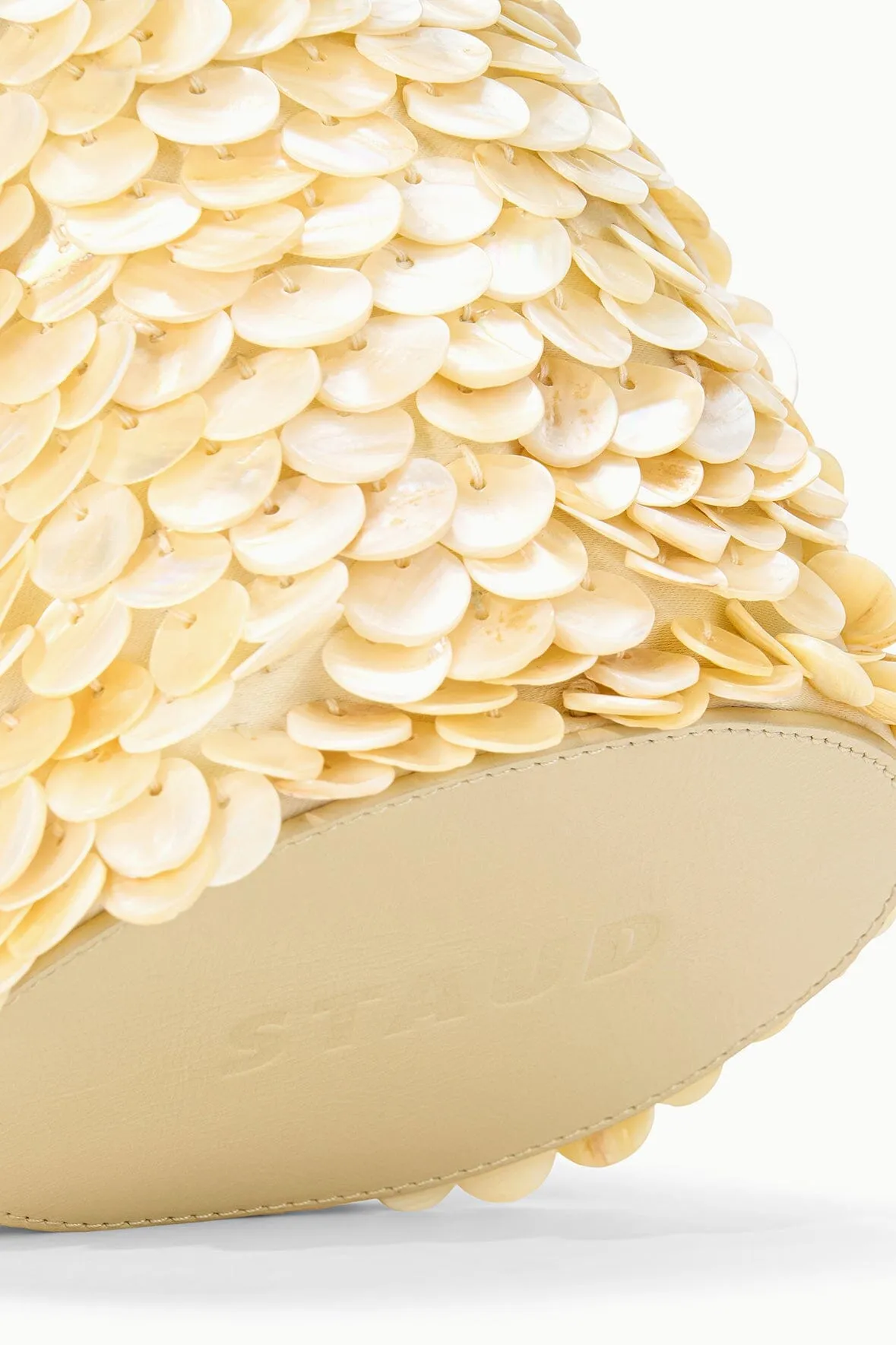 Lila Mini Bag | Cream sold by STAUD product image thumbnail 5