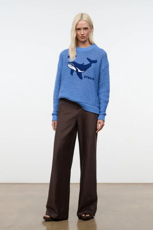 GIADA SWEATER | NANTUCKET WHALE made by STAUD