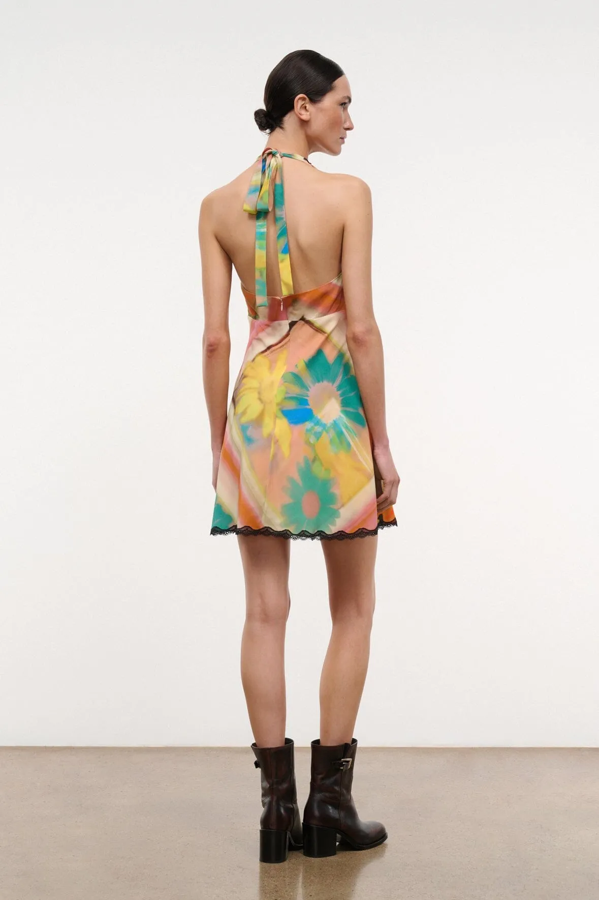 LUCCA MINI DRESS | SUPERBLOOM SCARF sold by STAUD product image thumbnail 3