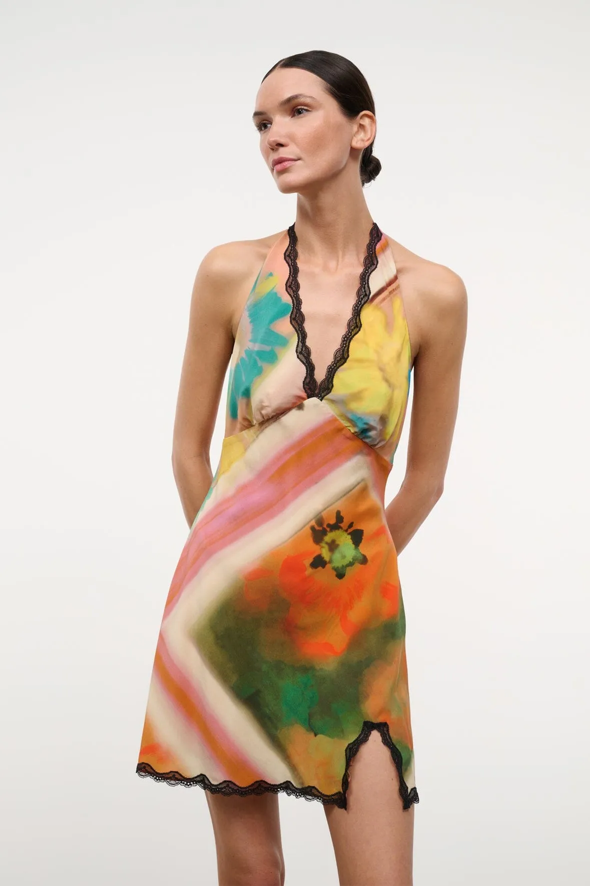 LUCCA MINI DRESS | SUPERBLOOM SCARF sold by STAUD product image thumbnail 4