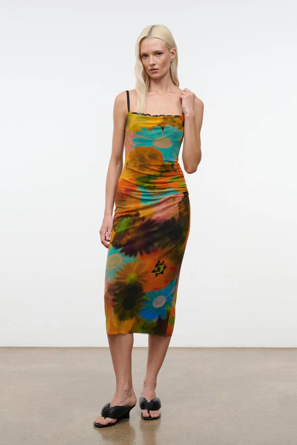 EVANGELINE DRESS | SUPERBLOOM sold by STAUD