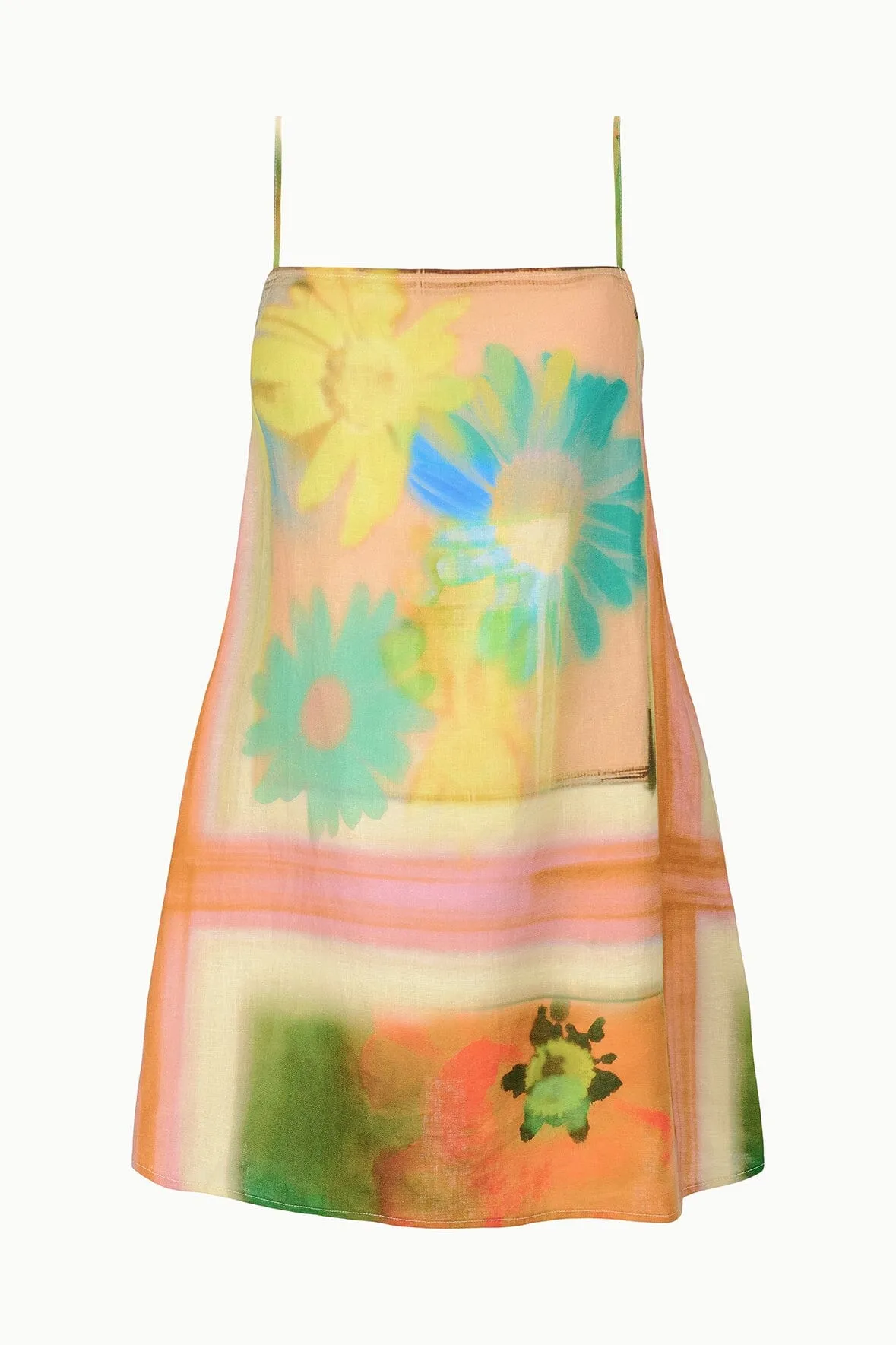 LAURA LINEN MINI DRESS | SUPERBLOOM SCARF sold by STAUD product image thumbnail 5