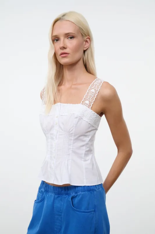 MATILDE TOP | WHITE made by STAUD