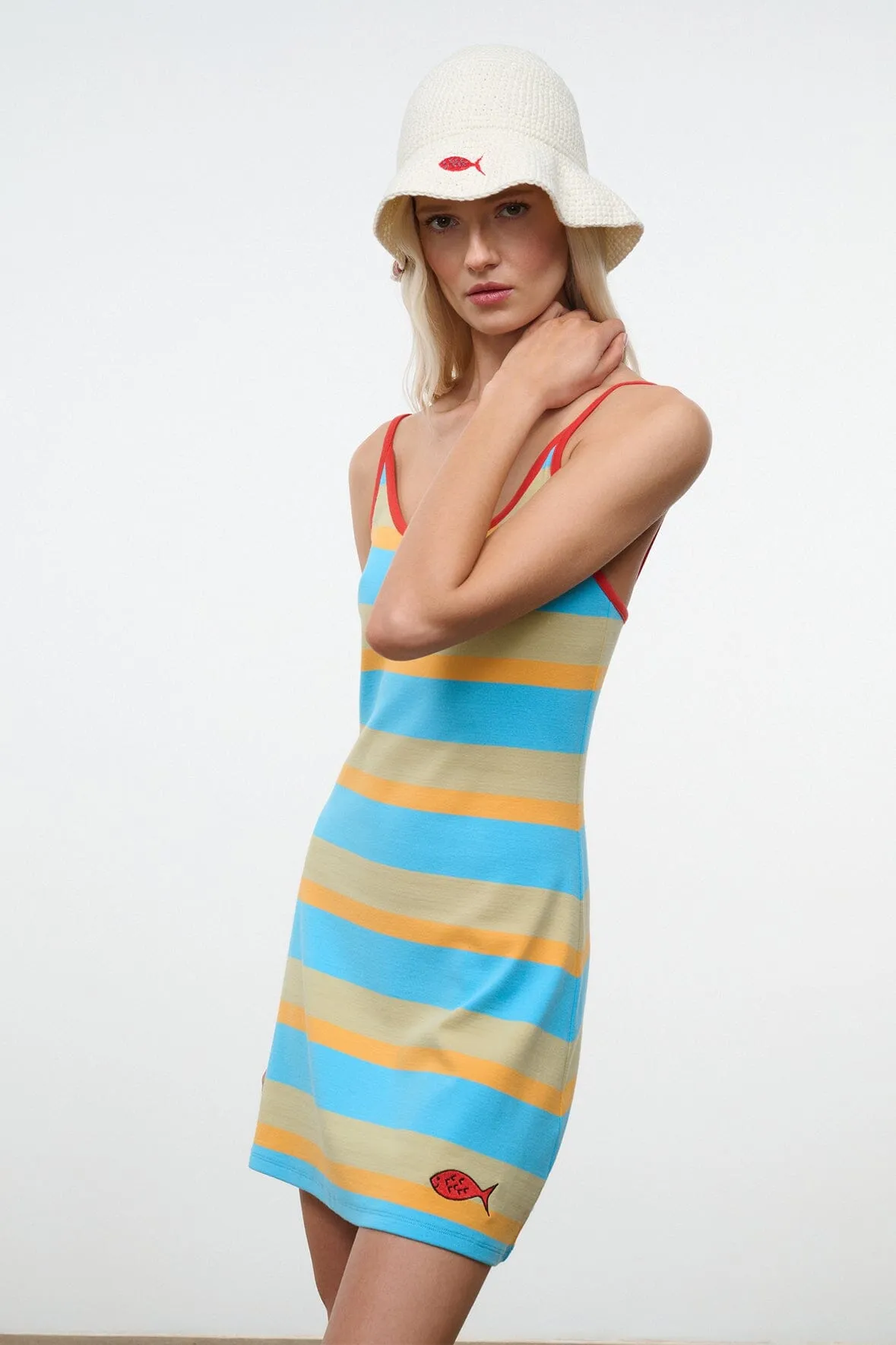 VESPA DRESS | SOLE STRIPE sold by STAUD product image thumbnail 3