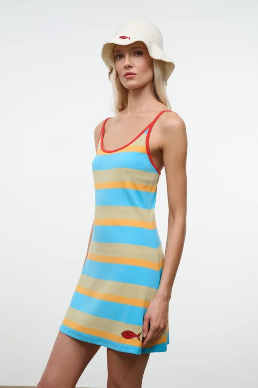 VESPA DRESS | SOLE STRIPE made by STAUD