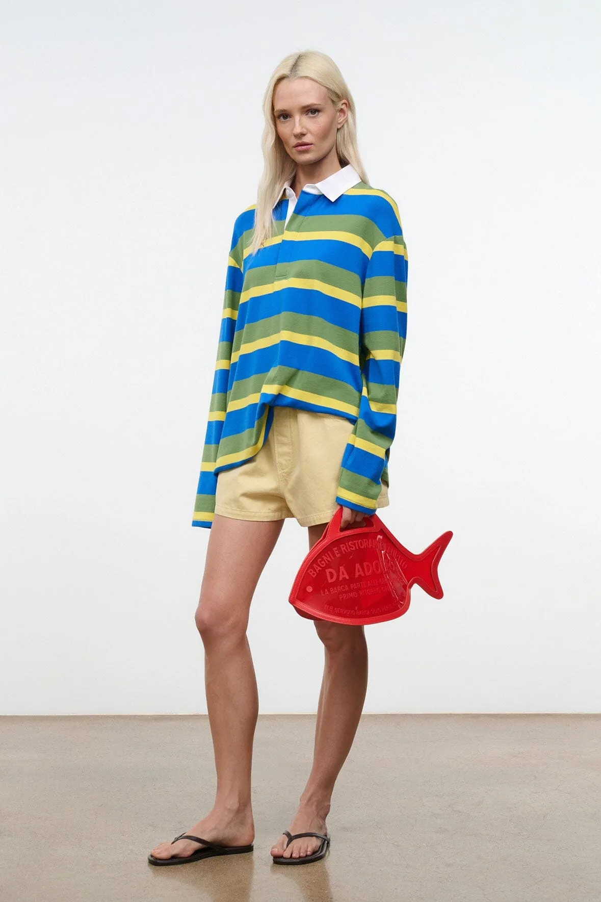 GAVIN SHIRT | COSTA STRIPE sold by STAUD product image thumbnail 4