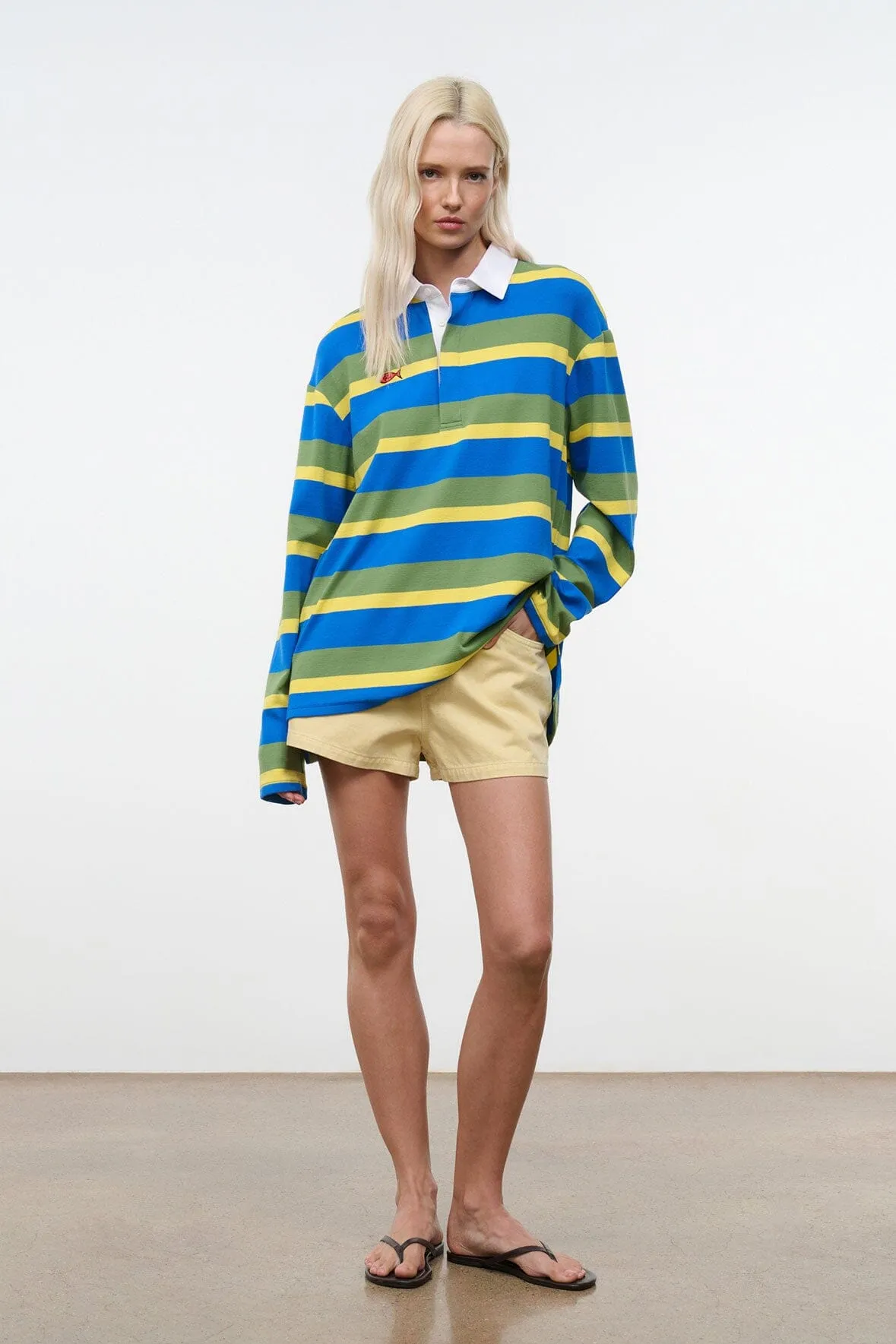GAVIN SHIRT | COSTA STRIPE sold by STAUD product image thumbnail 2