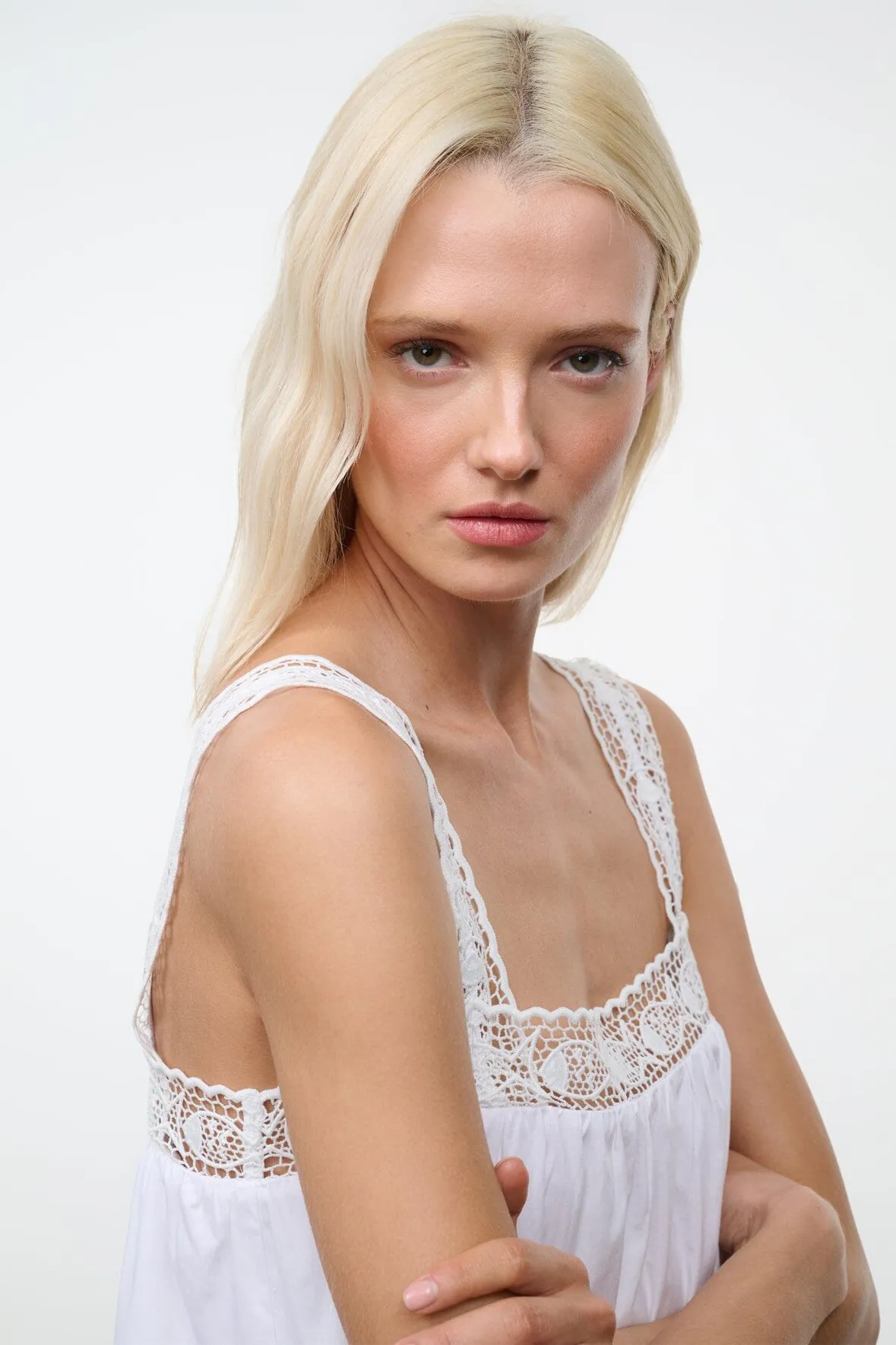 MARIELLA DRESS | WHITE sold by STAUD product image thumbnail 5