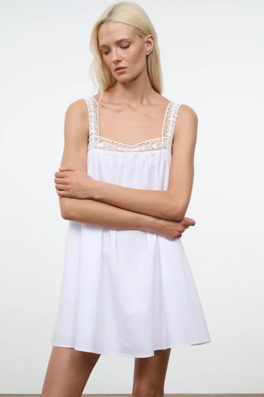 MARIELLA DRESS | WHITE made by STAUD