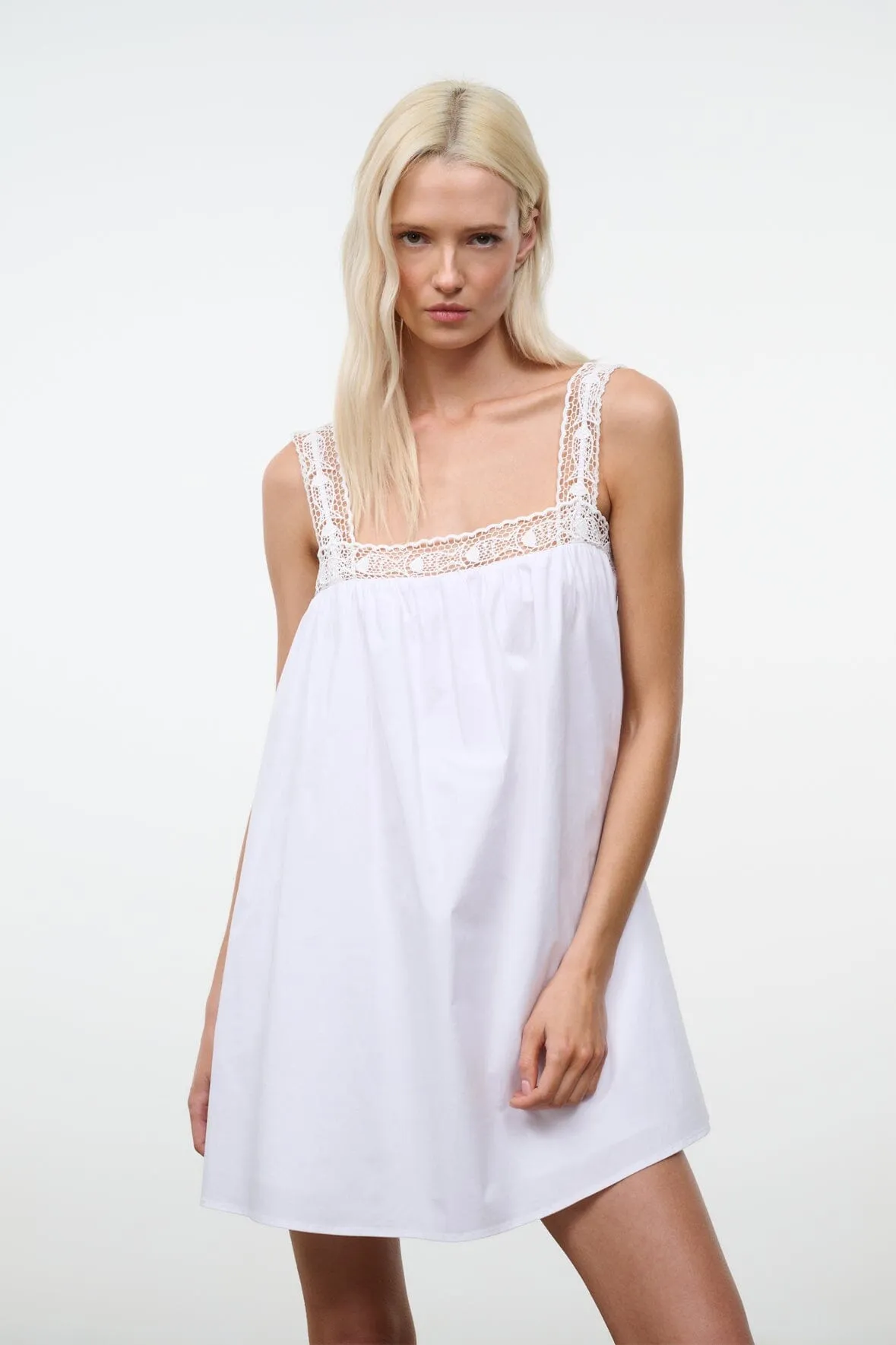 MARIELLA DRESS | WHITE sold by STAUD product image thumbnail 3