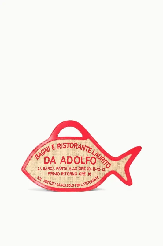 CLEO FISH BAG X DA ADOLFO | NATURAL made by STAUD