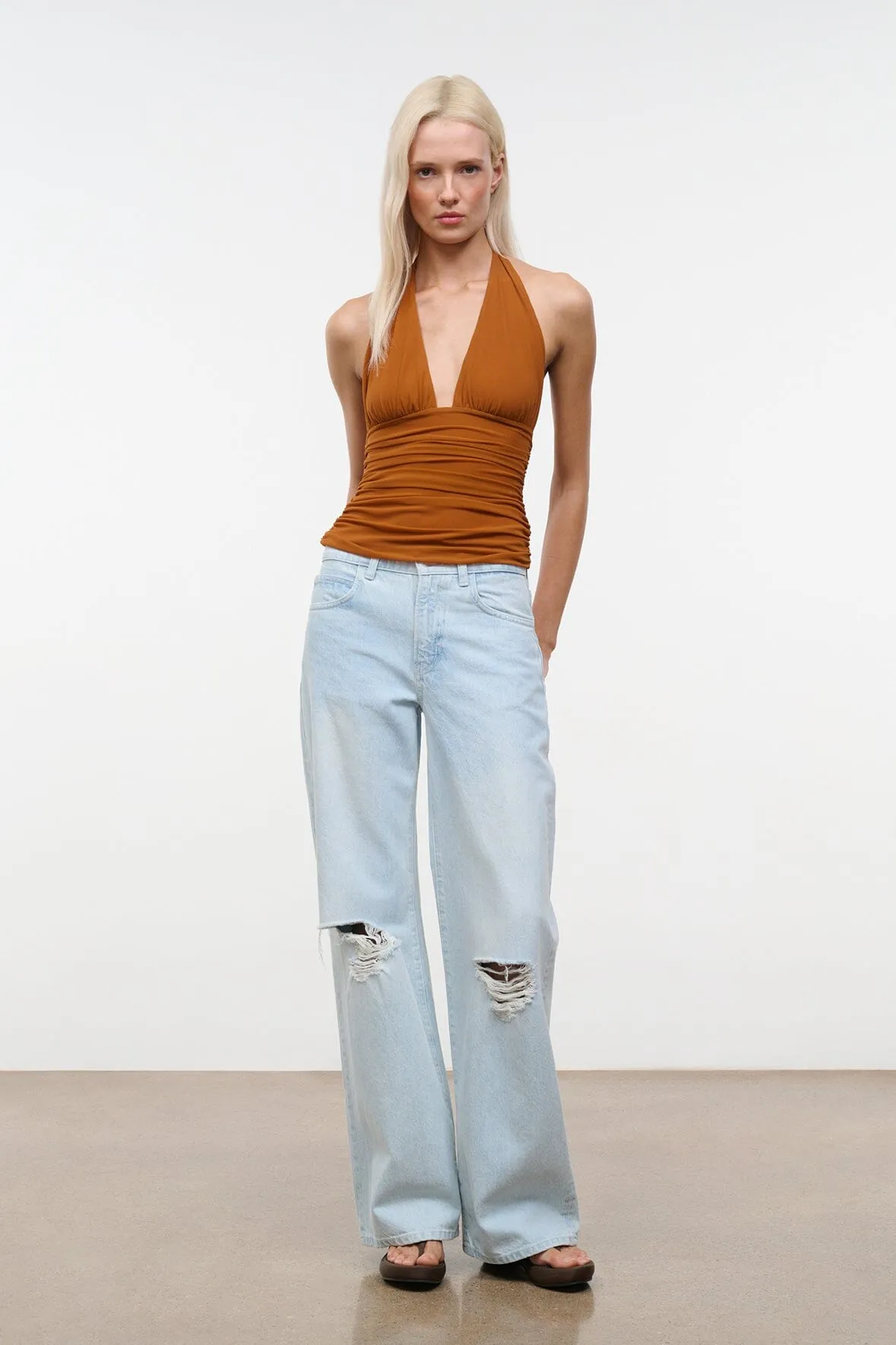 ALESSANDRA TOP | COCOA BUTTER sold by STAUD product image thumbnail 5