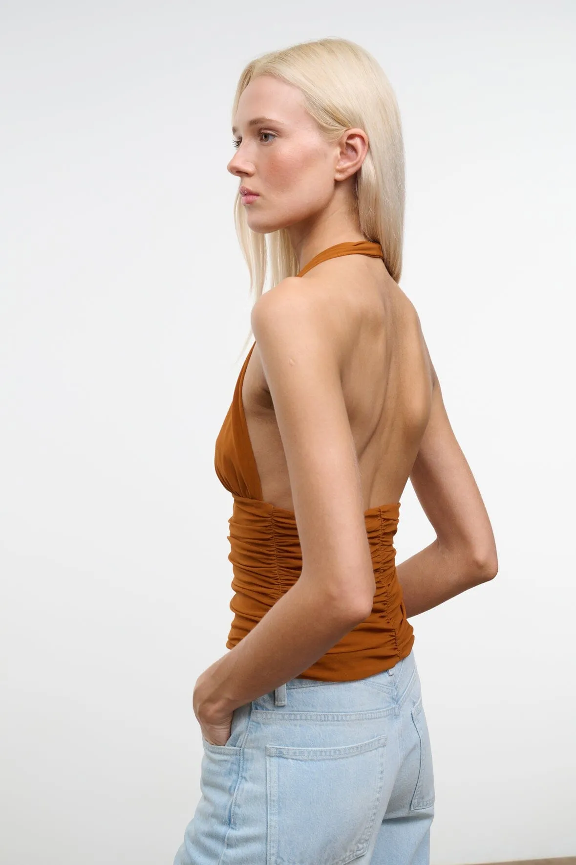 ALESSANDRA TOP | COCOA BUTTER sold by STAUD product image thumbnail 2