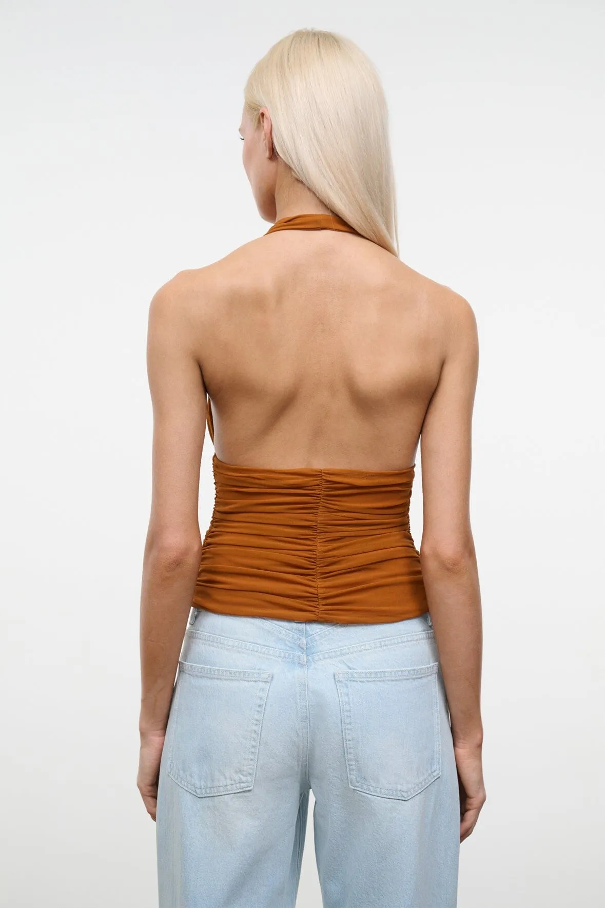 ALESSANDRA TOP | COCOA BUTTER sold by STAUD product image thumbnail 4