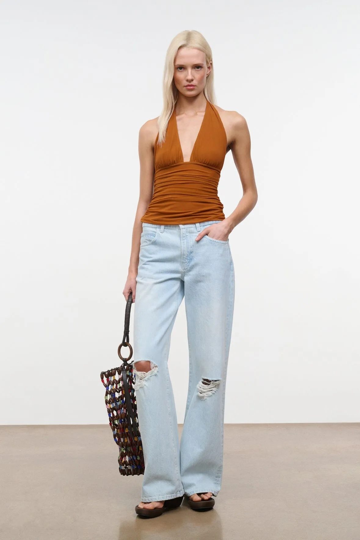 ALESSANDRA TOP | COCOA BUTTER sold by STAUD product image thumbnail 3