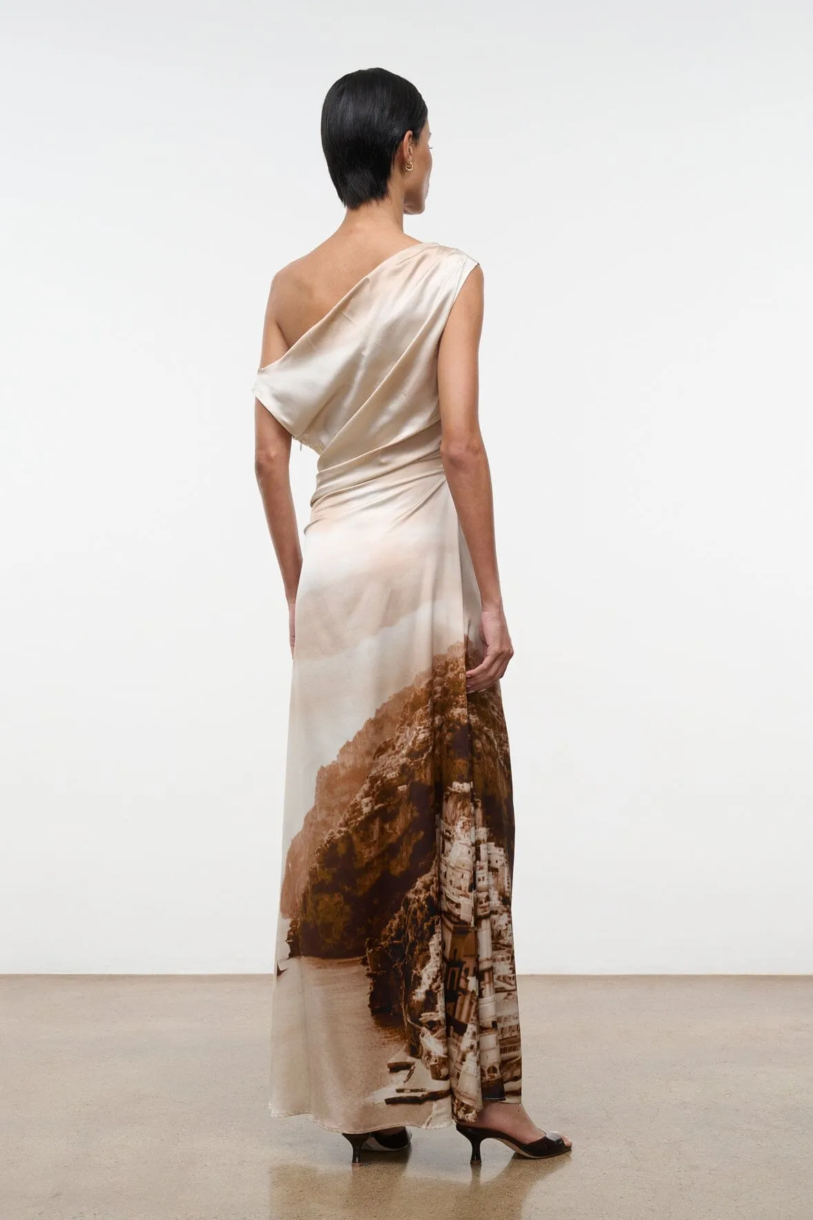 PHARE SILK MAXI DRESS | CLIFFSIDE sold by STAUD product image thumbnail 4