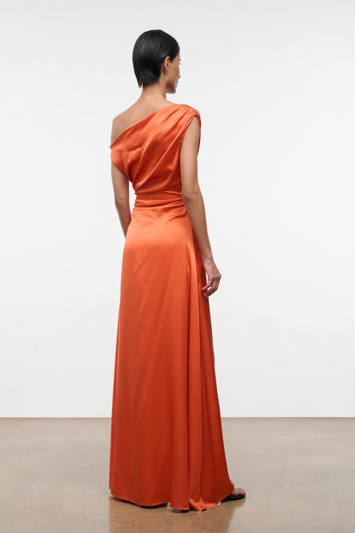 Phare Silk Maxi Dress | Koi sold by STAUD product image thumbnail 4