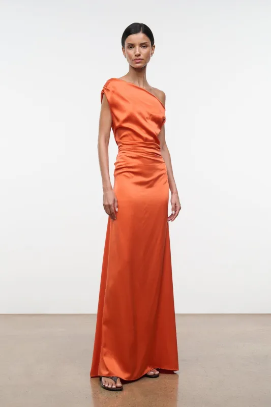 PHARE SILK MAXI DRESS | KOI made by STAUD