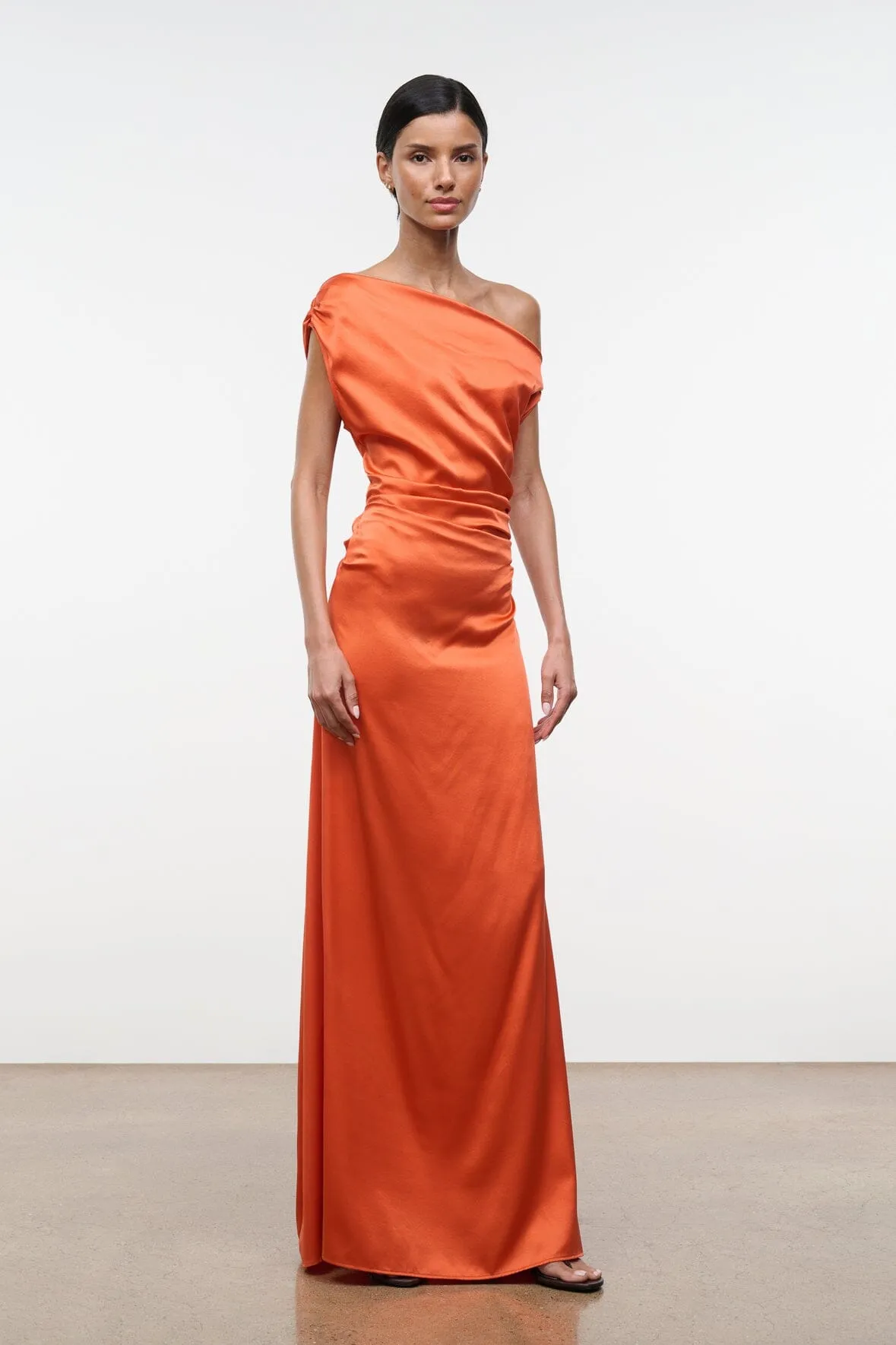 Phare Silk Maxi Dress | Koi sold by STAUD product image thumbnail 5