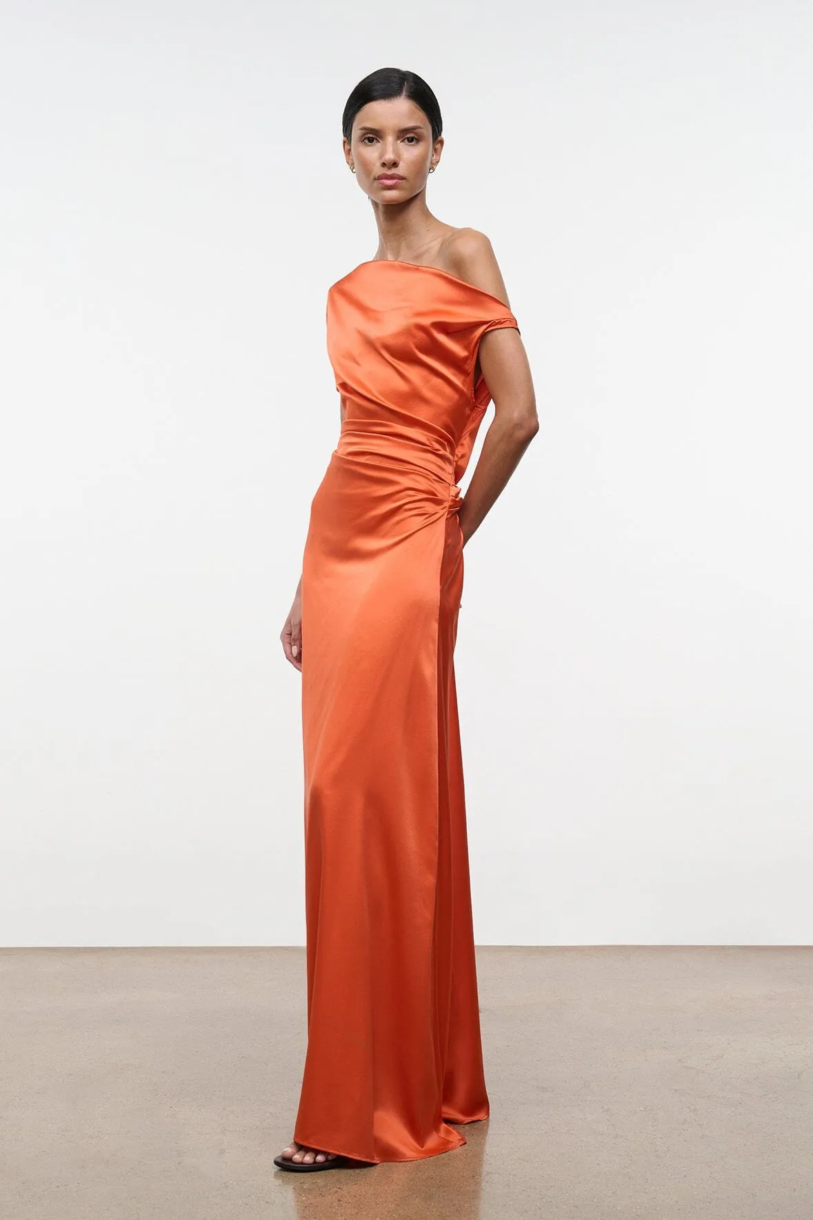 Phare Silk Maxi Dress | Koi sold by STAUD product image thumbnail 3