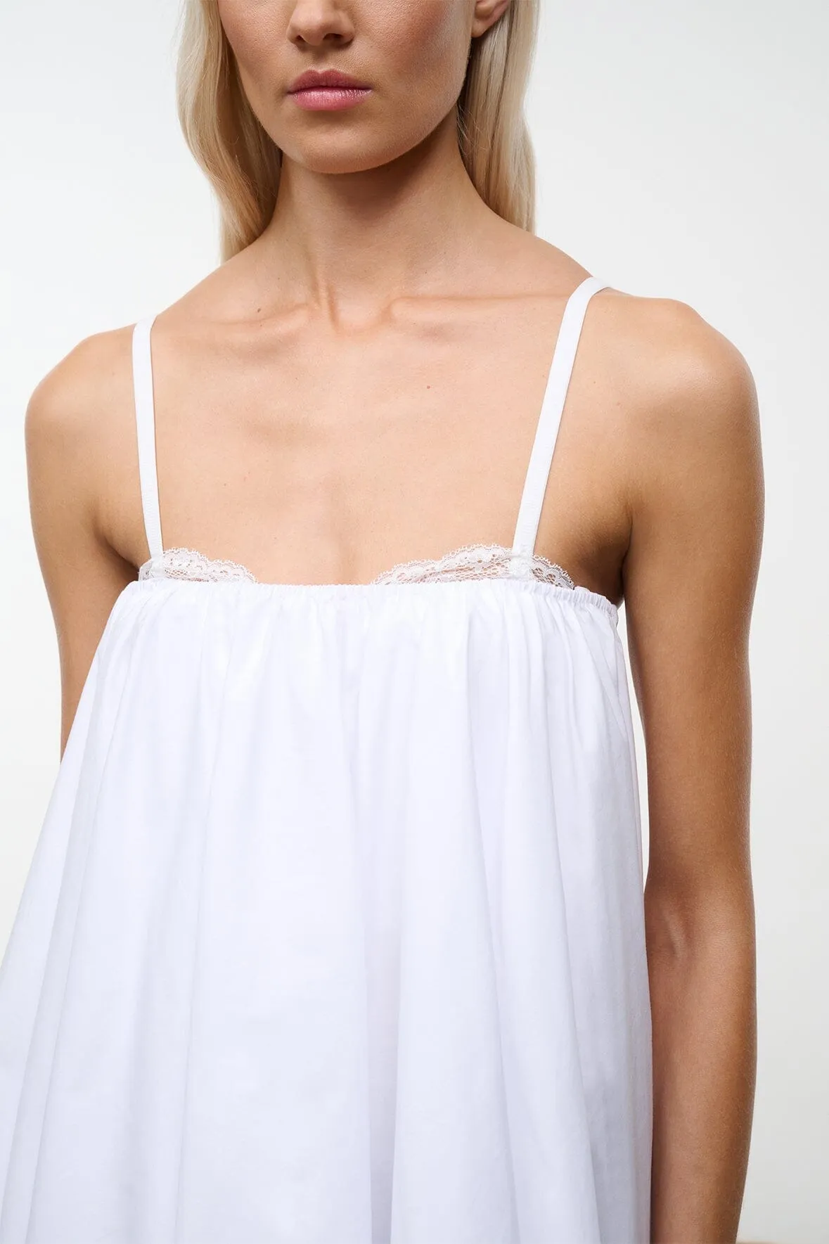 CECILY MINI DRESS | WHITE sold by STAUD product image thumbnail 2