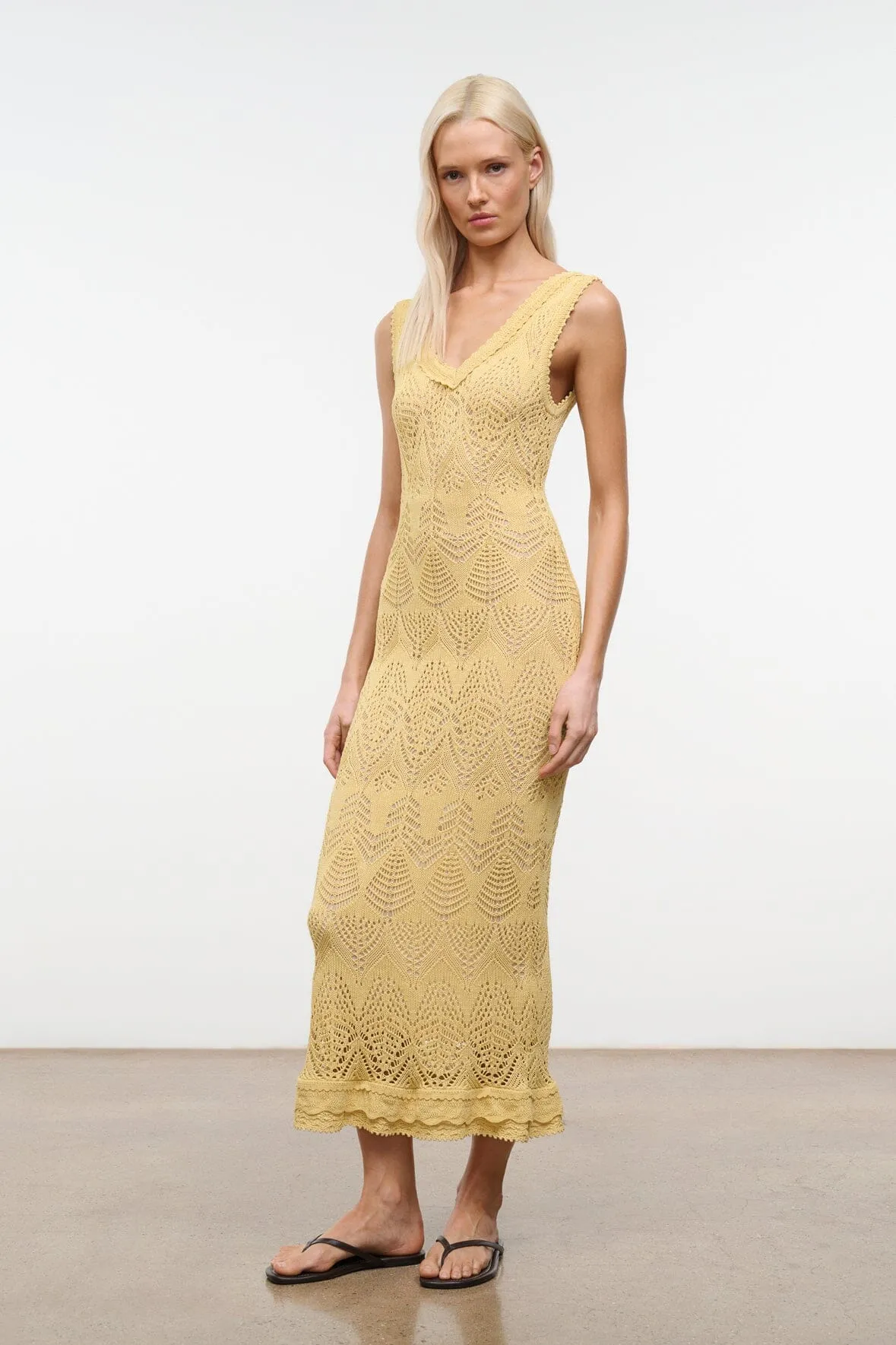 ROAN DRESS | BUTTER sold by STAUD