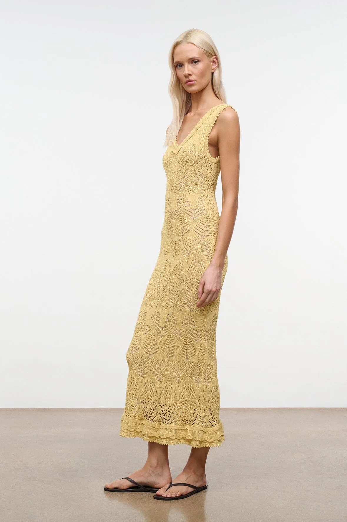 ROAN DRESS | BUTTER sold by STAUD product image thumbnail 4
