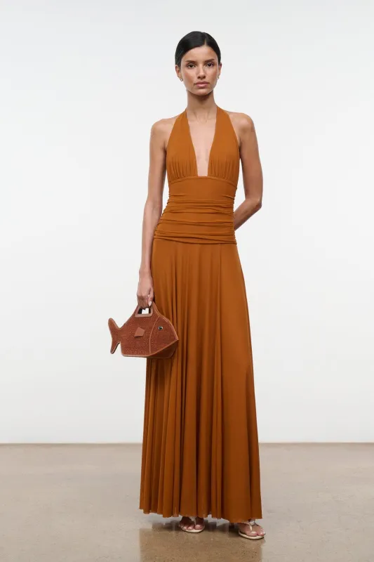ALESSANDRA DRESS | COCOA BUTTER made by STAUD