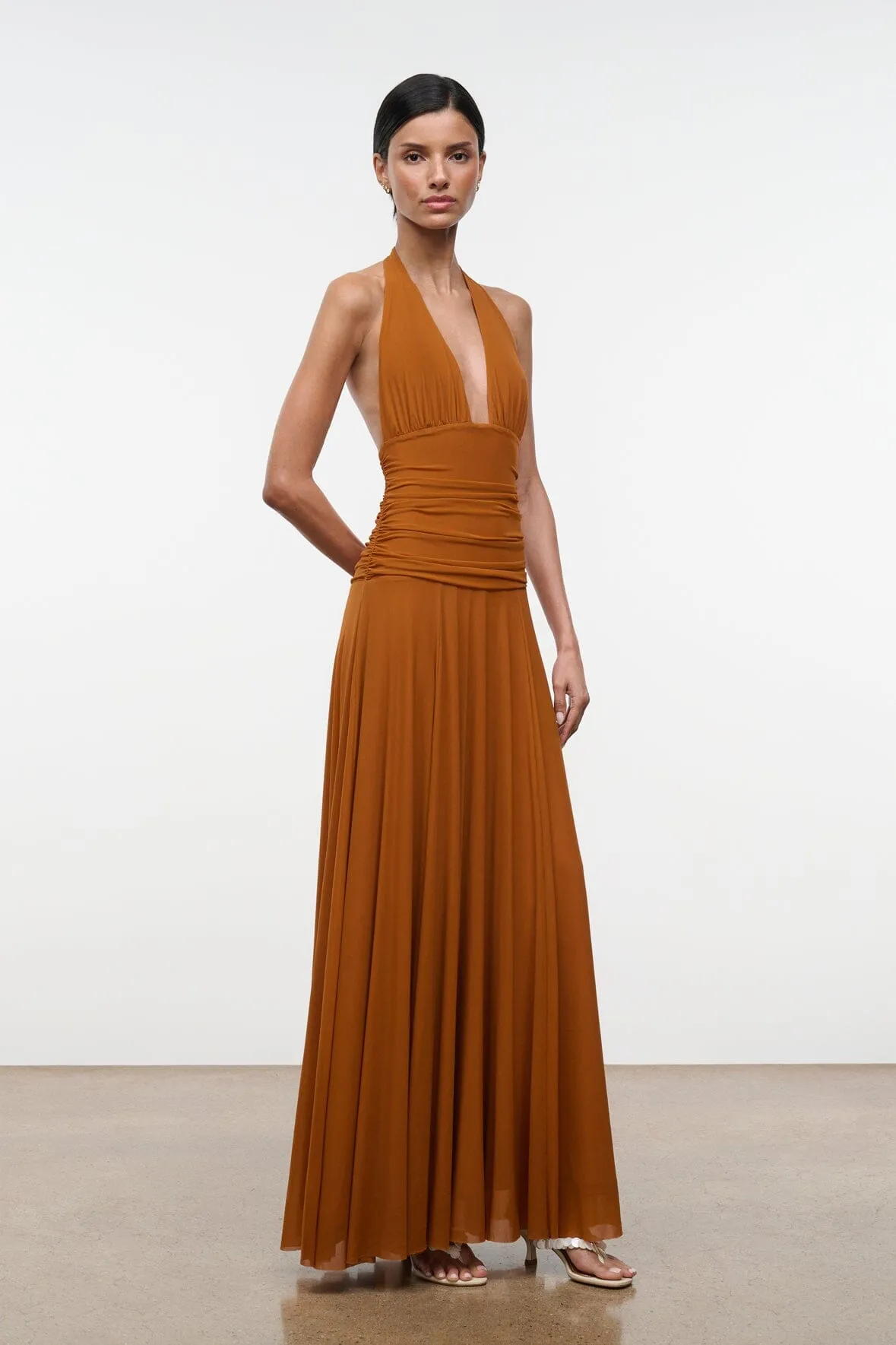 ALESSANDRA DRESS | COCOA BUTTER sold by STAUD product image thumbnail 3