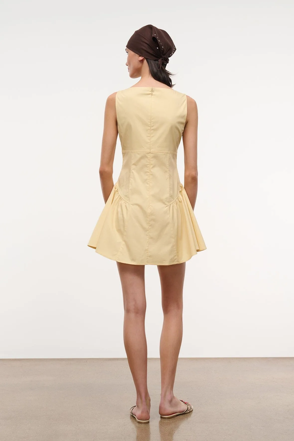 GWEN MINI DRESS | BUTTER sold by STAUD product image thumbnail 3
