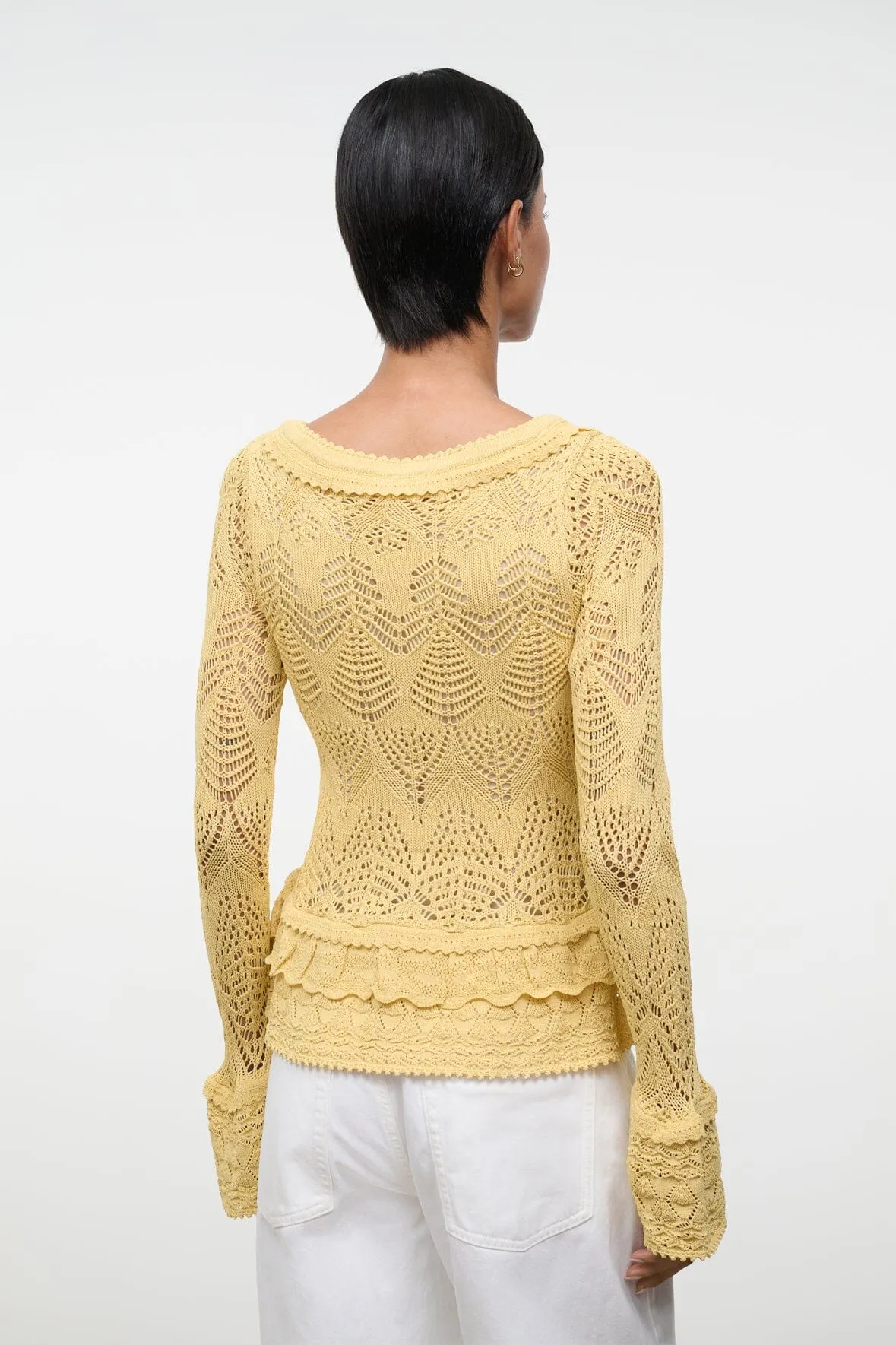 ROZELLA TOP | BUTTER sold by STAUD product image thumbnail 2