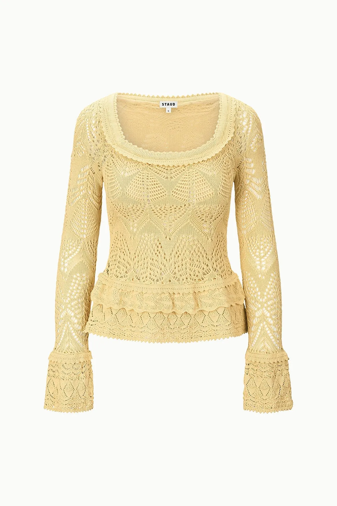 ROZELLA TOP | BUTTER sold by STAUD product image thumbnail 4