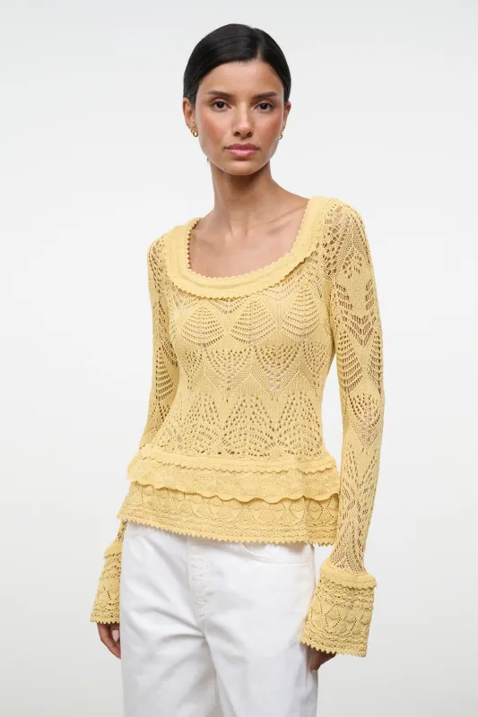 ROZELLA TOP | BUTTER made by STAUD